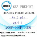 Shenzhen Port Sea Freight Shipping To Pureto Quetzal